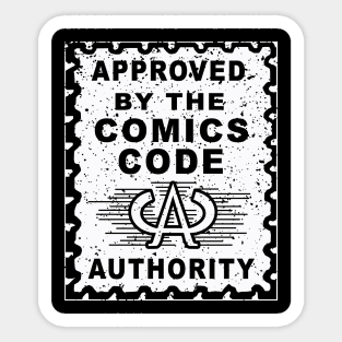 Comics Code Sticker